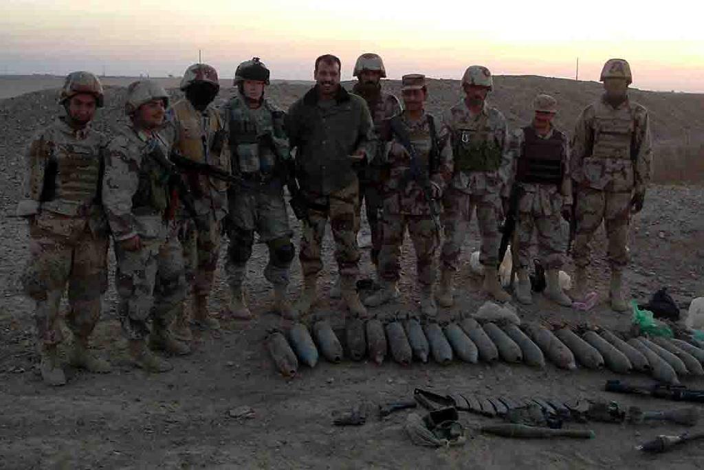 during a joint search of a farm in the city of Hawish, Iraq. The Soldiers were dispatched to the location based on intelligence gathered from the area.