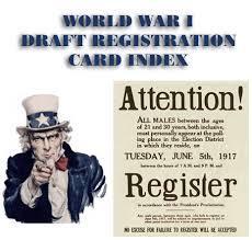 World War I Registration About U.S.