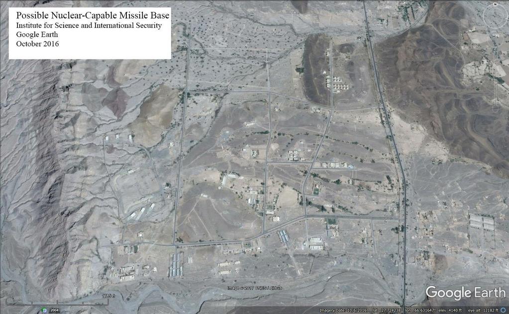 Figure 11. An October 2016 overhead of the possible missile base. For more details and annotation, see figure 3, for relative location within the complex see figure 4.