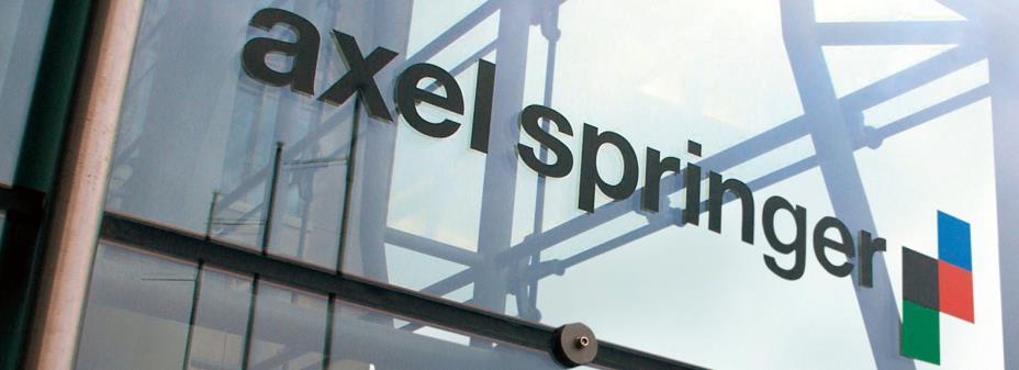 Axel Springer Digital Classifieds Driving growth with the largest pan-european multicategory classified