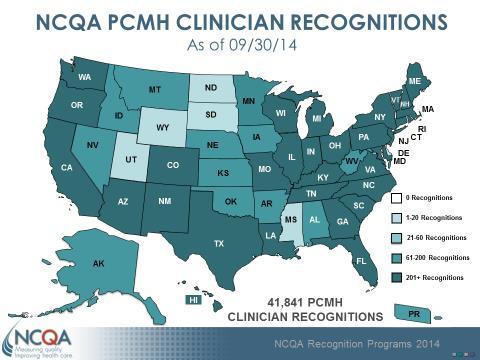 11 and supports. 10 In addition, a July 2011 article in Health Affairs identified 18 state-driven PCMH pilots, 12 of which used NCQA s program.