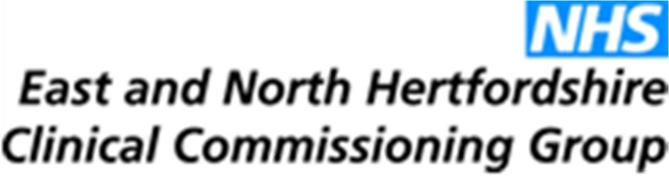 APPENDIX E: Complaints Feedback Form Complaints Handling Questionnaire: ***MONTH*** East and North Hertfordshire Clinical Commissioning Group (ENHCCG) recognises the importance of good complaints