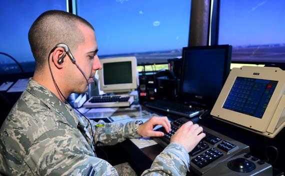 Air traffic controllers are in upgrade training for approximately one year.