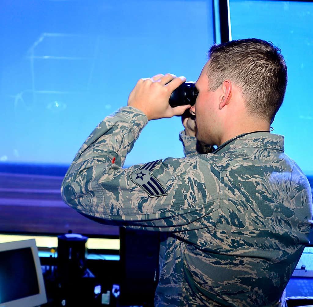In control MacDill s air traffic controllers Photos by Senior Airman Melissa V.