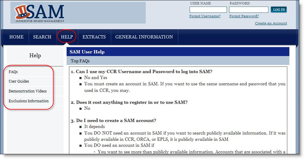SAM.gov is supported by the Federal Service Desk: https://www.fsd.gov. 17 US Calls: 866-606-8220 International Calls: 334-206-7828 DSN: 866-606-8220 Grants.