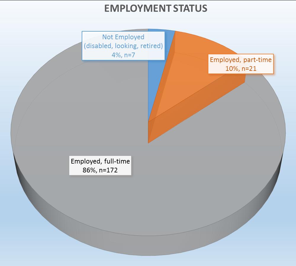 Sample: Employment Status Individuals who identified within an