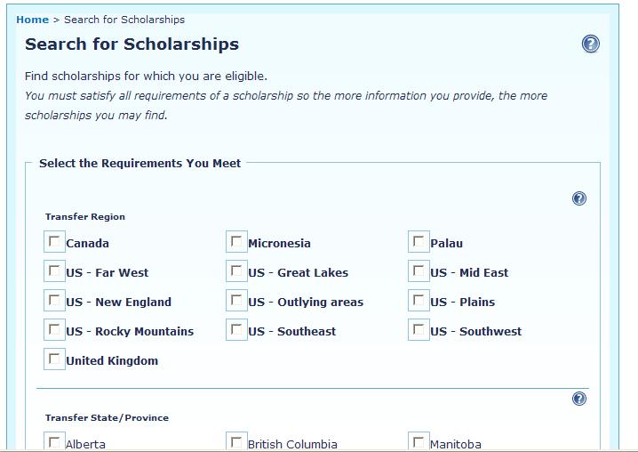 Search and Browse Scholarships Our scholarship database includes scholarships specifically for