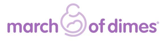 The March of Dimes Kentucky included this in the award letter: "We are excited to have this opportunity to support this project, which has the potential to significantly impact the health of mothers