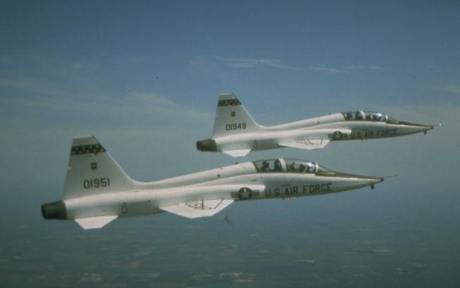 Vietnam War and the 1960s The The T-38 T-38 Talon Talon advanced advanced trainer. trainer. While the 1960s were full of crisis and conflicts, ATC met the challenges head on.