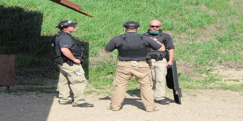 April/ May In Service Firearms, Mental Health, and Fingerprinting Officers took part in handgun and rifle courses at the Dane County Training Center.