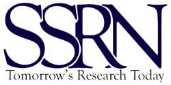 SSRN tomorrow s research today SSRN is