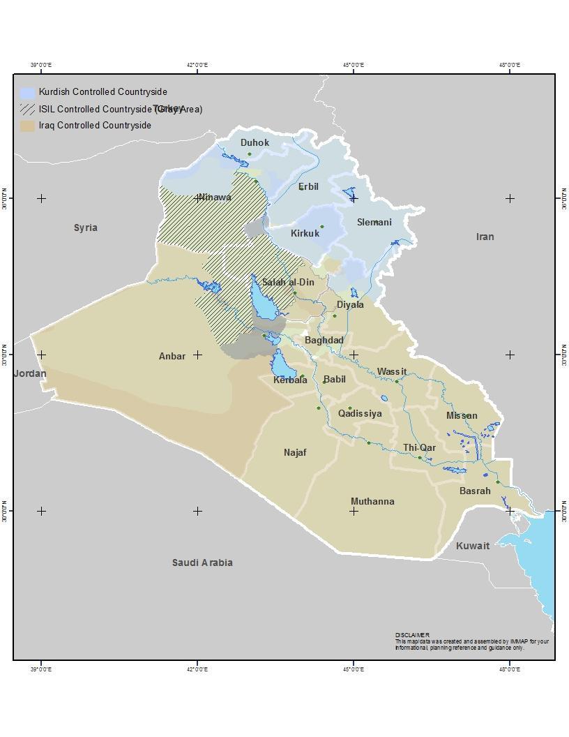 Context Extensive conflict involving Iraqi Security Forces (ISF), Kurdish forces (Peshmerga) and the group called Daesh Displacement of 3.
