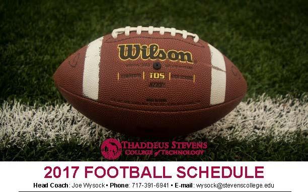 ATHLETICS / INTRAMURAL SPORTS 14 DATE/TIME HOME/AWAY OPPONENT Saturday, August 26 @ 1 PM Annual Team Picture Day @ 9:00 AM Saturday, September 2 @ 2 pm Sunday, September 10 @ 1:00 PM Sunday,