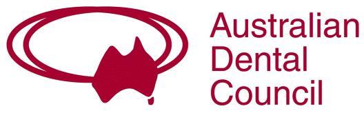 Australian Dental Council (ADC)/ Dental Council New Zealand (DC(NZ))