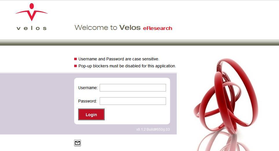 The Velos default e-signature is 1234. You should allow for pop-ups from the Velos system in your internet browser.
