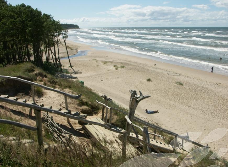 WHITE SANDY BEACHES The shores of the Baltic Sea in Latvia are 500 km