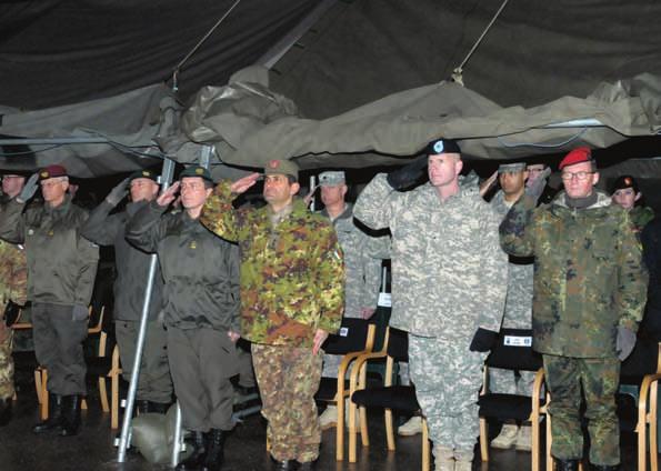 JLSG JLSG MARKS 5 YEARS IN KFOR On 10th January 2015, the Commander of the 10th Rotation, Col Franz Josef MADNER of the Joint Logistic Support Group (JLSG), welcomed COM KFOR, Major-General