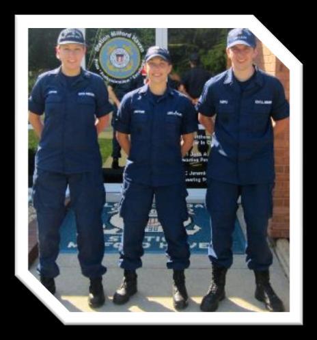 Operational Dress Uniform (ODU) Cover: ODU ball cap, with member or office insignia Shirt: Dark blue crew-neck tee shirt under