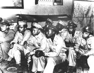 The AAF's first African-American fighter pilots--later called the Tuskegee Airmen--flew P-40 Warhawks in support of the operation.