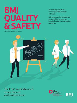 BMJ Quality & Safety 1)Tests of change 2)Prediction 3)Use of sequential cycles 4)Start small scale 5)Use