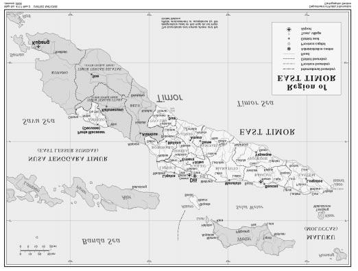 APPENDIX 6: MAP OF EAST TIMOR