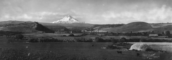 [1] Oregon farm scene with Mt. Hood in background, Benjamin A.