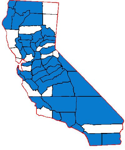 Section 2: Data and Methods All but one of the evaluation studies used data from 43 of the 58 counties in California, the exception being the study on mental health-related emergency room admissions.