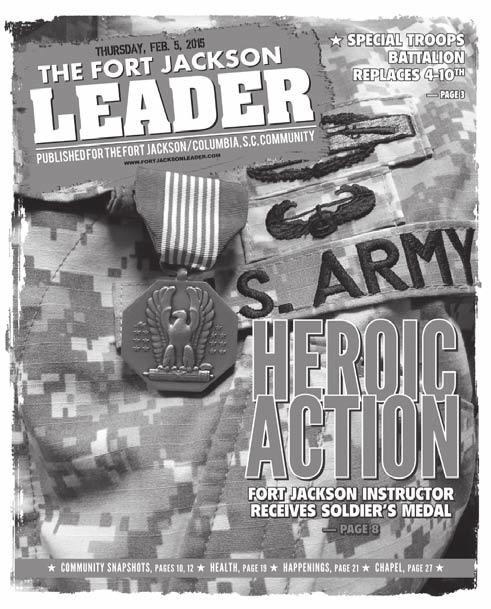 Contents of the Fort Jackson Leader are not necessarily the official views of, or endorsed by the U.S.