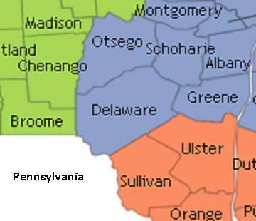 includes roughly 65% of the county s land area and 11 of its 19 townships. Approximately 55% of Delaware County s population lies within the Watershed.