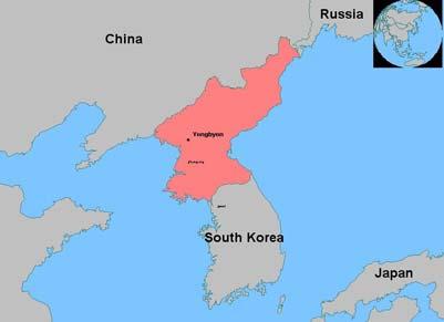 The Republic of Korea (South Korea) was born south of the 38th parallel and the Democratic People's Republic of