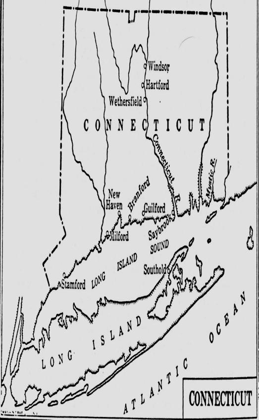 Connecticut Several early Connecticut towns settled by migrants from Massachusetts.