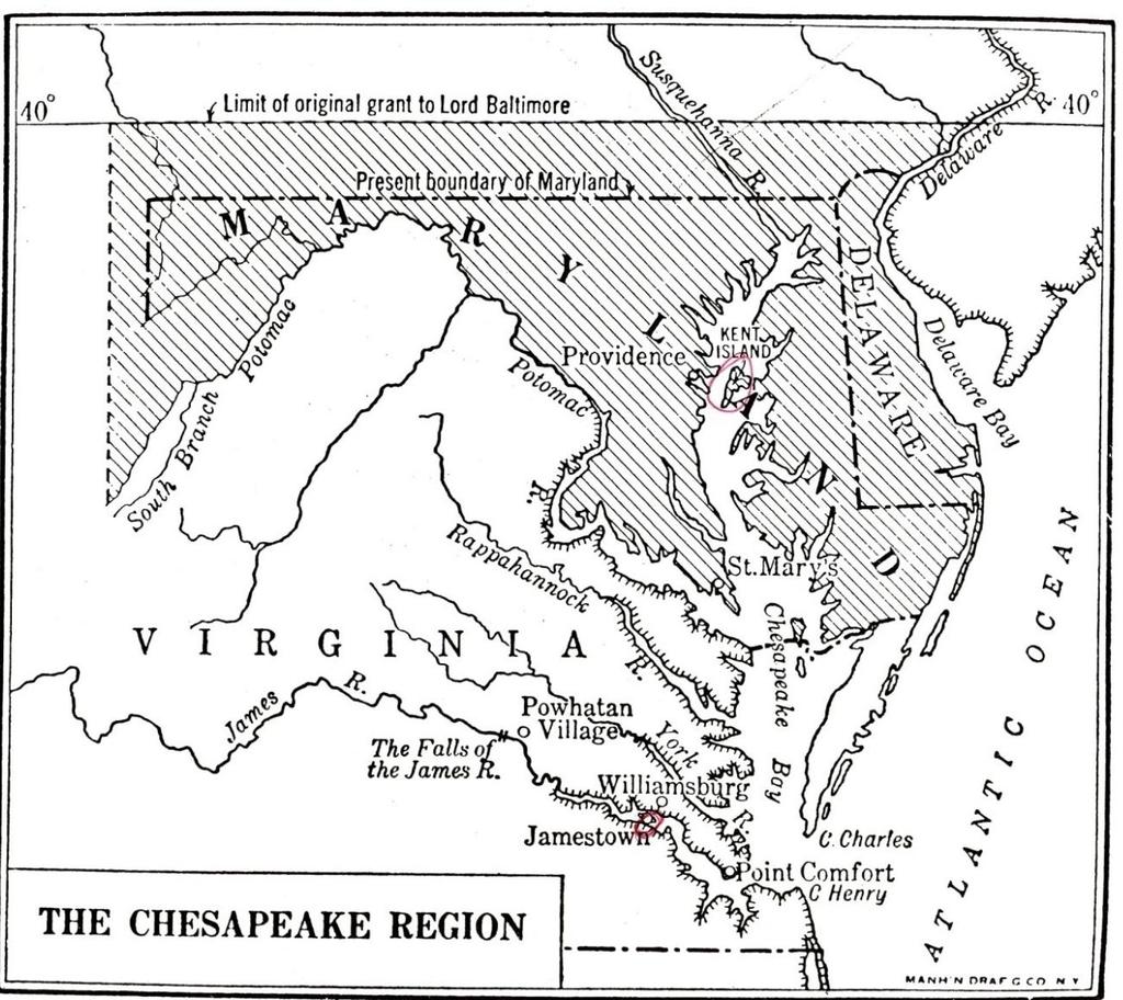 Southern Virginia 1606 Charter granted 1607 Jamestown 1 st permanent English settlement in America 1610 1665 surviving