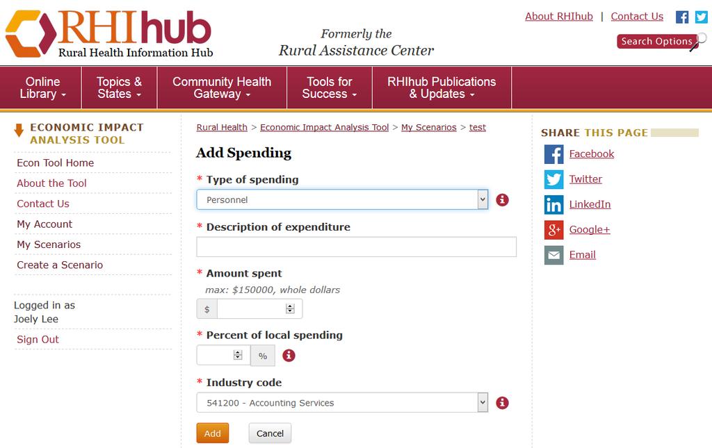All items of your HRSA and Other Funding grant spending should be entered into the tool.