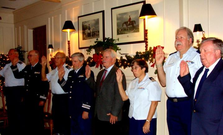 Editor: Sue Carty FSO-PB, 803-478-7022, suesatwood@ftc-i.net FLOTILLA 12-1 ANNUAL CHRISTMAS DINNER AND COW Swearing in of 2012 Flotilla Staff Officers.