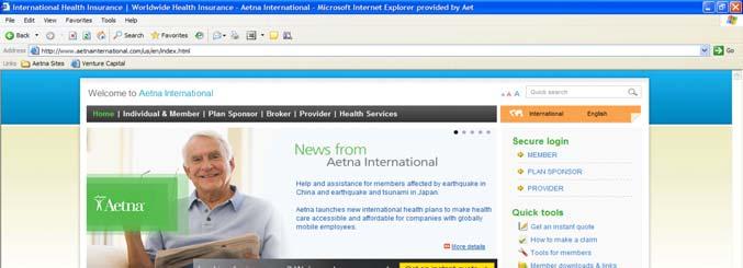 Log in to your Aetna
