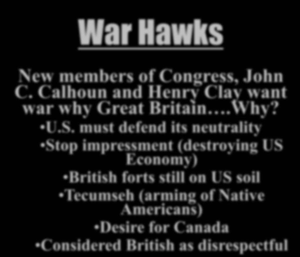 madwar War Hawks John C.