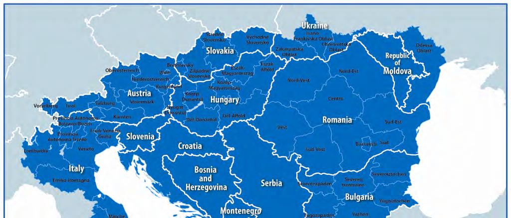 The programme area EU Member States: Austria, Bulgaria, Greece, Hungary, Italy,