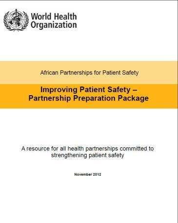 Helping you get started For new and existing hospital-to-hospital partnerships Presents a step by step framework for action