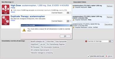 potential for human error Example Computerized physician order entry