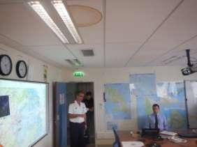 EMERGENCY, INFORMATION AND TRAINING CENTRE - WIDER CARIBBEAN REGION Following the observation of the offshore response, participants proceeded to the Maritime Rescue Coordination Centre (MRCC) of