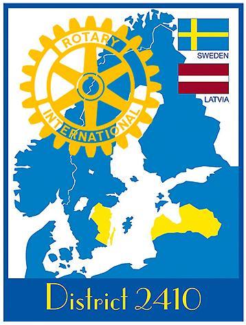 peculiarities for D2410 1 District 2 countries 46 Rotary clubs and 2274 rotarians in Sweden, 19 Rotary clubs with 376 rotarians in Latvia.