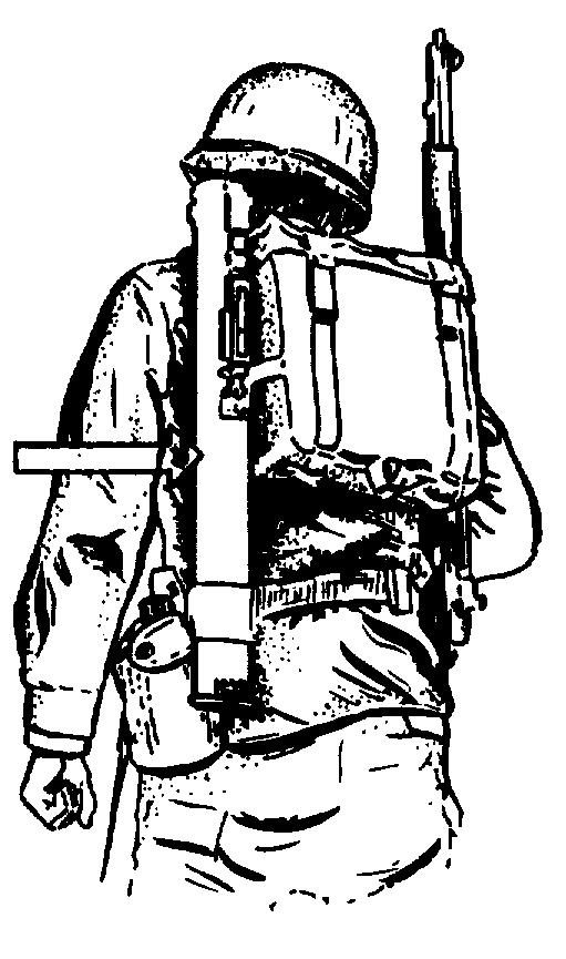 SECTION II CARRYING POSITION TO CARRY SLING OVER SHOLDER