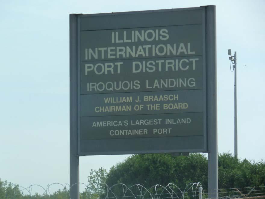 Illinois International Port District Iroquois Landing: The Iroquois Landing Terminal handles all types of steel and bulk cargo: trans-shipment, unloading of barges and oceangoing vessels,