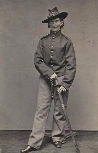 CW7.1 Images and Descriptions of the Civil War (page 2 of 23) Category 1: WOMEN (continued) Image 1C: Frances L. Clalin 4 mo. heavy artillery Co. I, 13 mo. Calvary Co. A. 22 months.