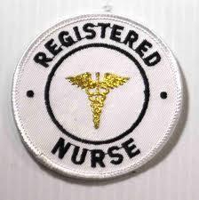 and jacket or  Emblem approved for Registered Nurses may be worn on left arm position 3 of