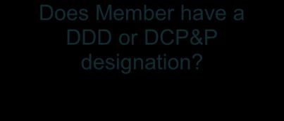 Managed Care Does Member have a DDD or DCP&P