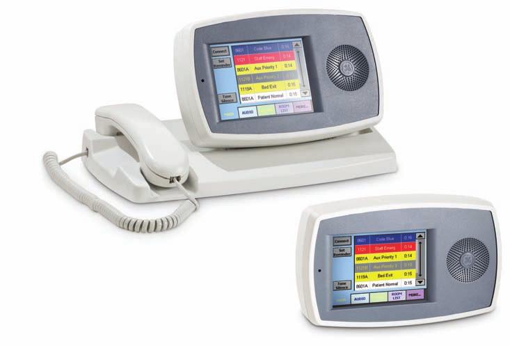 The Annunciator offers all the performance-rich features of the Staff Console in a convenient wall-mounted configuration, ideal for hallways and staff rooms.