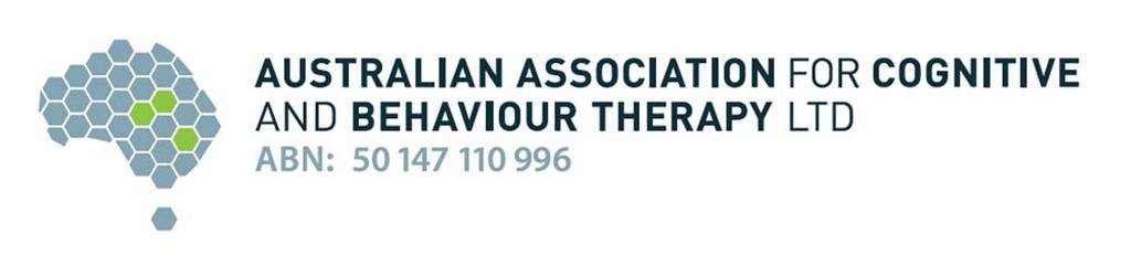 ACCREDITATION as an AACBT COGNITIVE and BEHAVIOURAL THERAPIST for ACCREDITED BRITISH ASSOCIATION FOR BEHAVIOURAL AND COGNITIVE PSYCHOTHERAPIES (BABCP) MEMBERS General Information Provisionally or