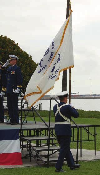 (2) When the head table is not used, the Color guard moves