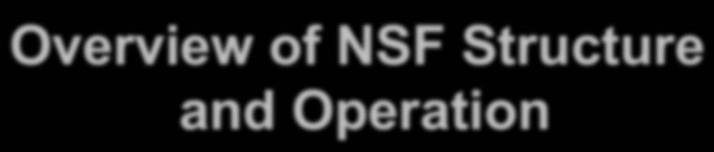 Overview of NSF